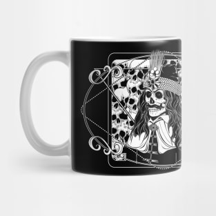 Vlad the Impaler skull portrait Mug